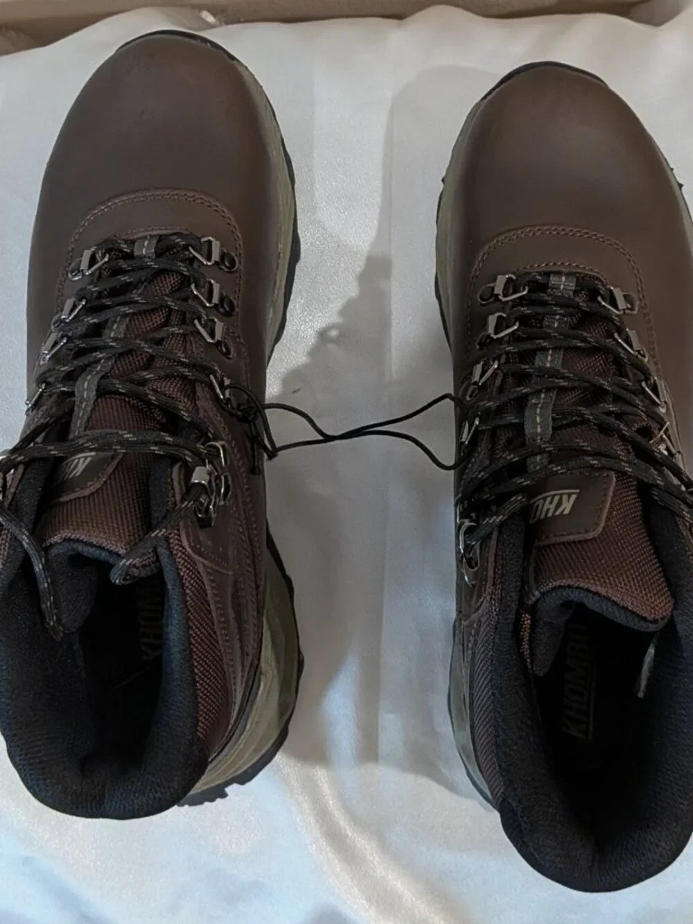New Khombu Kenny Men's Waterproof‎ Hiker Shoes Brown 12